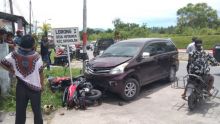Kecelakaan di Jalan Raya Tarutung - Balige, 2 Pengemudi Motor dan Avanza Dilarikan ke RSUD Tarutung