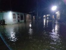 Sungai Sosa Meluap, 50 Rumah Warga di Desa Lumban Huayan Terendam  Banjir