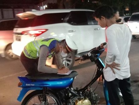 59 Sepeda Motor Knalpot Blong Diamankan Satlantas Polrestabes Medan