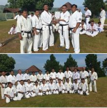 7 Karateka Sabuk Hitam Perguruan Karate Kala Hitam Toba Samosir Terima Sertifikat IKAK