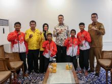 Empat Atlet Kungfu Tradisional Asal Samosir Sukses di Fornas VI Palembang