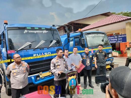Polda Sumut Gagalkan Peredaran 71 Ton BBM Ilegal di Tanjungbalai
