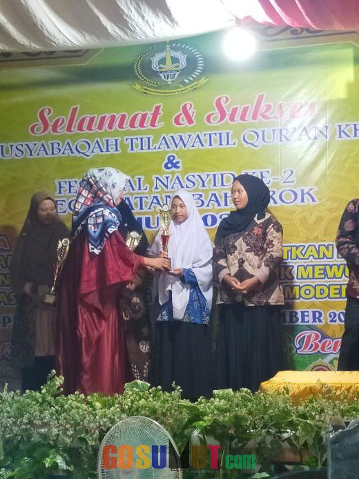 Desa Simpang Pulau Rambung Juara Fahmil Quran Putri MTQ 55 Kecamatan Bahorok