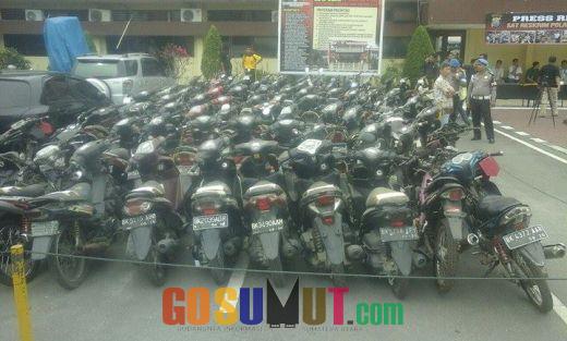 Polisi Amankan Puluhan Sepeda Motor dalam Operasi Kancil 2017