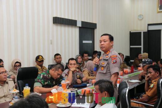 Kapolres Hadiri Kunker Anggota DPR  RI Fraksi Gerindra di Serdang Bedagai