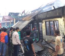 Kebakaran Terjadi di Panyanggar Sidimpuan, 4 Unit Rumah dan 2 Motor Ludes