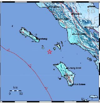 Gempa Bumi Magnitudo 5.6 SR Guncang Nias Utara, Dirasakan hingga Kabanjahe