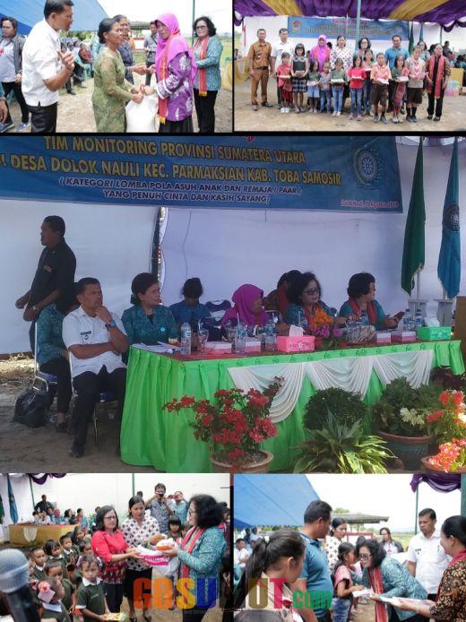 Lomba Pola Asuh Anak dan Remaja Tingkat Sumut Desa Dolok Nauli Diharapkan masuk 6 Besar dari 16 Besar Utusan Tobasa