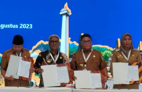 Pj Bupati Aceh Utara Hadiri Penandatanganan Fakta Integritas Bantuan Penyusunan RDTR