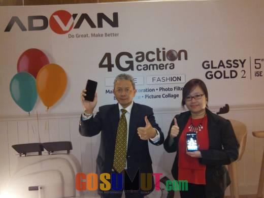 Advan Luncurkan i5E di Medan, Smartphone 4G LTE Action Camera
