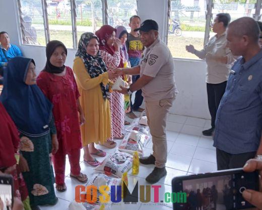 Korban Banjir di Bilah Hilir Terima 1.201 Paket Sembako dari Pemkab Labuhanbatu