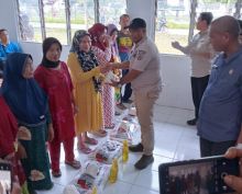 Korban Banjir di Bilah Hilir Terima 1.201 Paket Sembako dari Pemkab Labuhanbatu