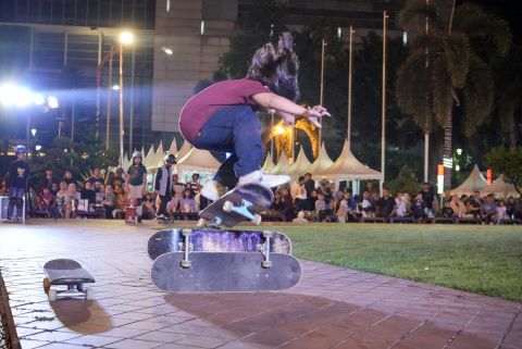 Aksi Skateboard Pukau Pengunjung Beranda Kreatif Medan