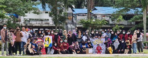 TC Sumut Gelar Parade Mural Kolaborasi Pemuda Menuju Medan Sehat