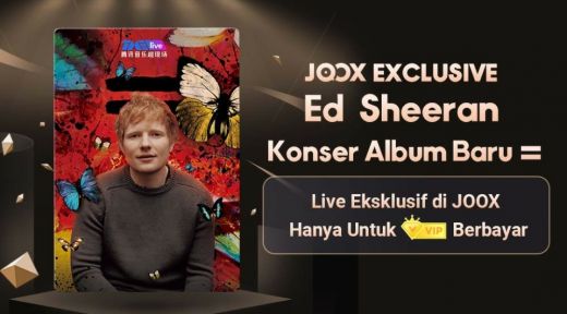 JOOX Hadirkan Konser Live Eksklusif Ed Sheeran