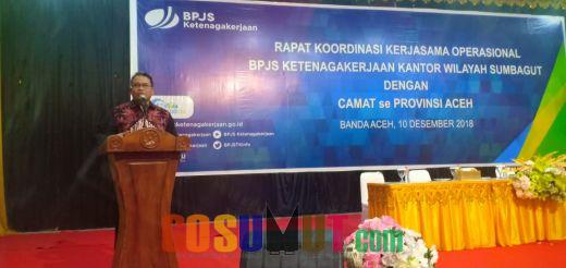 Bpjs Ketenagakerjaan dan Camat Se- Aceh Jalin Kerjasama