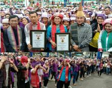 Bulang Sulappei Catatkan Rekor Muri pada Pembukaan Festival Danau Toba 2019 di Parapat