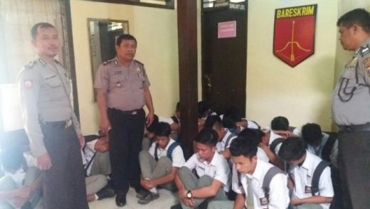 Polsek Panei Tongah Jaring 26 Pelajar Bolos Sekolah