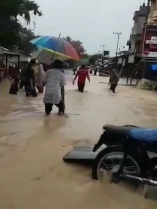 Hujan Terus Turun, 12 Desa di Simeulue Aceh Terendam Banjir