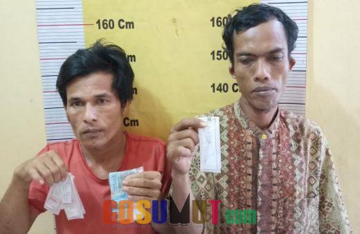 Pesta Sabu Berakhir Nestapa,  Dua Nelayan Sergai Goll ke Kantor Polisi