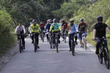 Tingkatkan Imun Tubuh, Bupati Asahan Goes Bersama Komunitas Sepeda