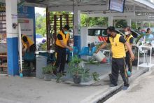 Jaga Kebersihan, Personil Polres  Sergai Laksanakan Gotong Royong