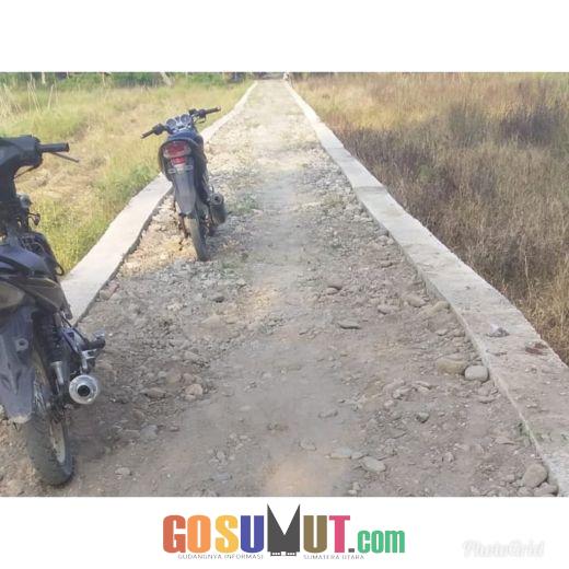 Desa Siolip Bangun infrastruktur Jalan Sertu Sepanjang 727 Meter ke Lokasi Persawahan 