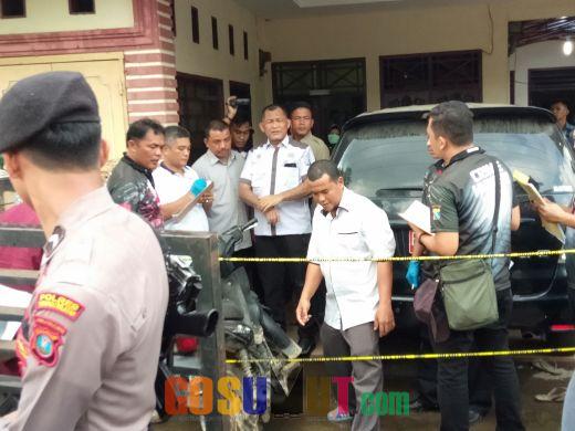 Polisi Gelar Pra Rekontruksi Pembunuhan Istri Ketua PD Muhammadiyah Padang Lawas