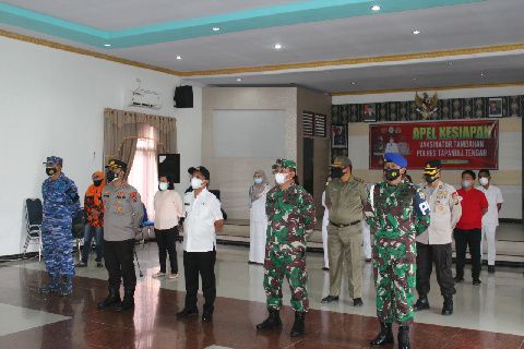 Wakil Bupati Tapteng Hadiri Apel Kesiapan Vaksinator Tambahan Provinsi Sumatera Utara