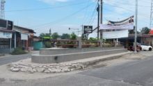 Belum Setahun, Revitalisasi Taman Simpang 3 Talawi Sudah Kupak Kapik