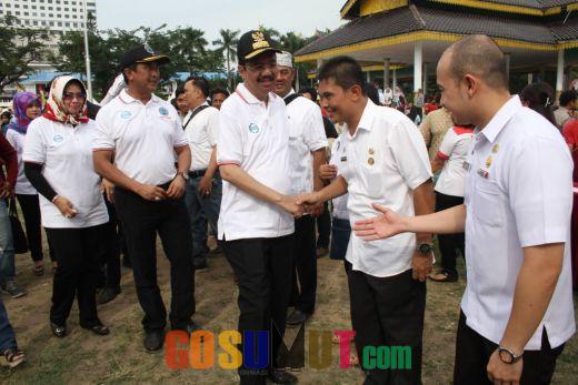 BNN Sumut Berikan Penghargaan pada 2 Kecamatan di Medan