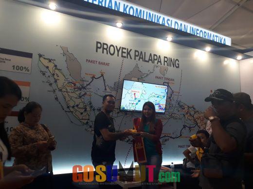 Kemenkominfo RI Suguhkan Kue khas Nisel Pada Pameran Nias Expo 2019