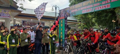 Seribuan Peserta Ikuti Fun Bike HIPWI FKPPI Langkat