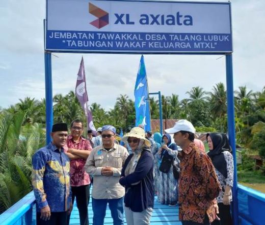 Bantu Masyarakat Sumatera Selatan, XL Axiata Bangun Sarana Air Bersih dan Jembatan Desa di Banyuasin