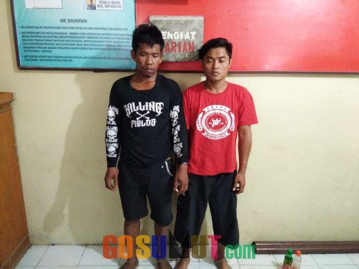 Dilaporkan Masyarakat, Dua Pemuda Ini Ditangkap Unit Reskrim Polsek Air Joman