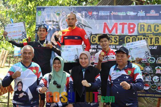 Bupati Inhu Buka MTB Race Cross Country 2023 di TNBT Batang Gansal
