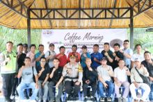 Kapolres Madina Coffee Morning Bersama Wartawan, Ajak Ciptakan Kekondusifan Jelang Pemilu 2024