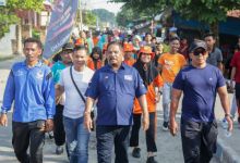 Rahudman Gerakkan Pendukung Anies Baswedan dengan Jalan Pagi Bersama 