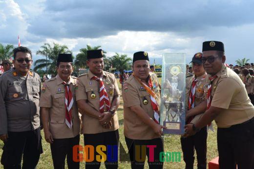 Gudep MAS dan MTs Robiul Islam Juara Umum Penggalang dan Penegak Perimtaq ke XIV Kwarcab Palas 