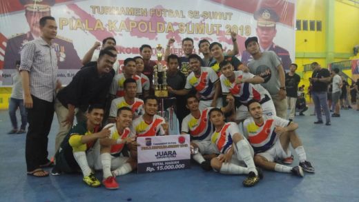 Bank Sumut Juara Turnamen Futsal Kapoldasu Cup 2019