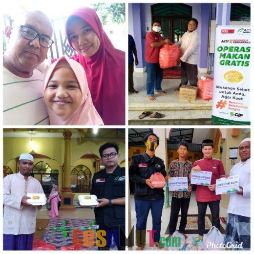 ACT Sumut dan Nasi Kuning Lily Membagikan 1.948 Paket Takjil di Medan