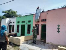 Puluhan Rumah Warga  Pantai Labu Rusak DiTerjang Angin Puting Beliung