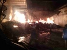 Pabrik Tapioka di Sergai Terbakar, Polisi Lakukan Olah TKP 