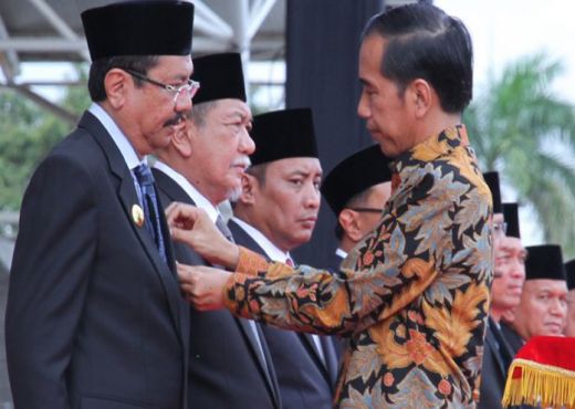 Tengku Erry Terima Anugerah Satyalancana Pembangunan dari Jokowi