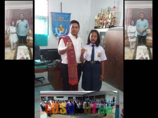Siswi SMP Porsea Tesalonika Silalahi Karateka Putri Keishinkhan Tobasa Ikuti Kejurnas Piala Panglima TNI 2019