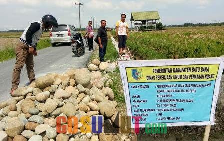 Proyek Diduga Milik Anggota DPRD Terbengkalai di Batubara