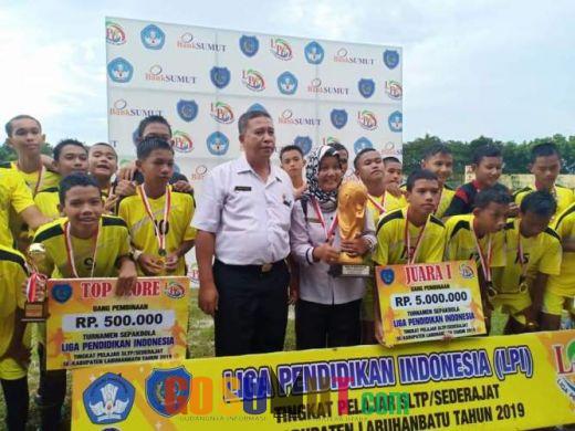 Bupati Labuhanbatu Tutup Turnamen Liga Pelajar Indonesia