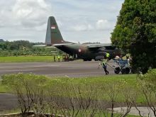Sambut Kedatangan Wakil Presiden, TNI-Polri Siaga di Bandara Fl.Tobing