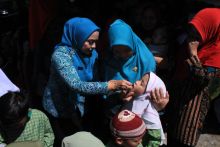 Pemkab Labuhanbatu Gelar SUB PIN Polio di Posyandu Rambutan Kelurahan Urung Kompas