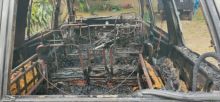 Kebakaran di Tebingtinggi, Mobil Panther Milik Warga Tionghoa Tinggal Kerangka